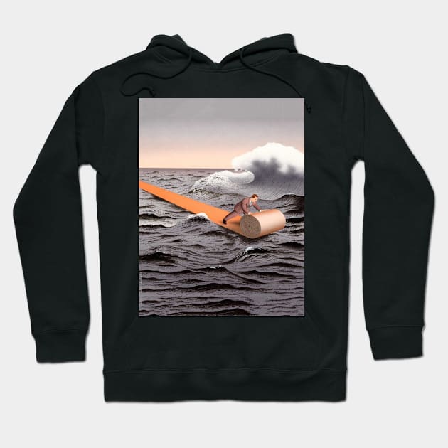 guy billout - guy billout lighthouse Hoodie by QualityArtFirst